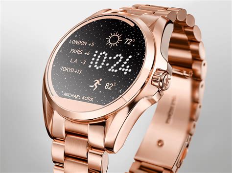 michael kors smartwatch rose gold bradshaw|michael kors smartwatch sale.